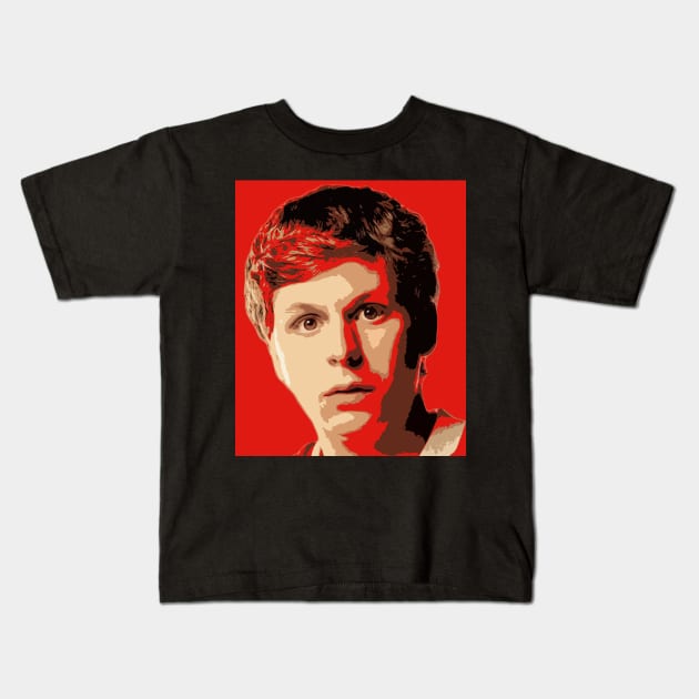 michael cera Kids T-Shirt by oryan80